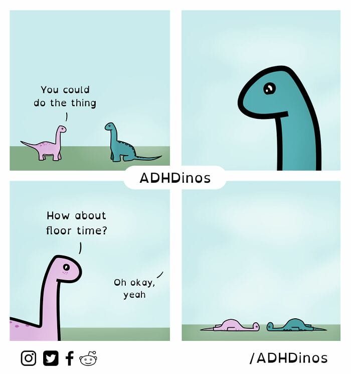 16-99 20 Funny Comics That Highlight the Everyday Struggles of Living with ADHD (New Pics)
