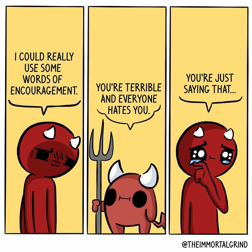 17-49 30 Times This Artist Creates Quirky Comics About The Death And The Life After Death