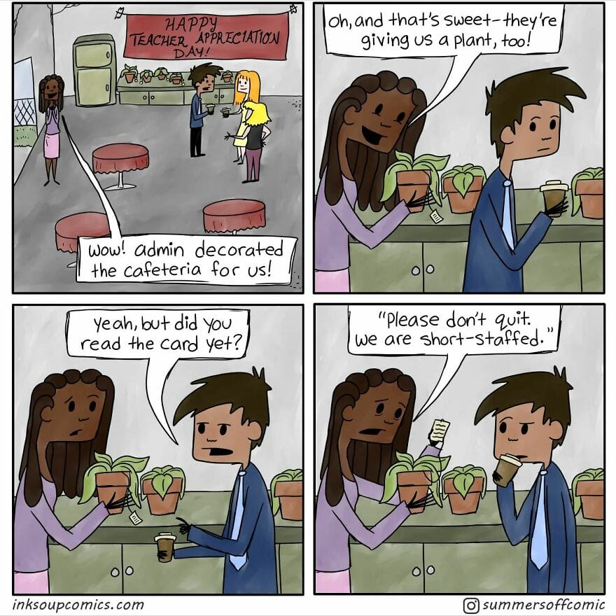 17-50 10+ Times This Artist Shows Struggles Faced by Teacher in Teaching Chidrens Through her Comics