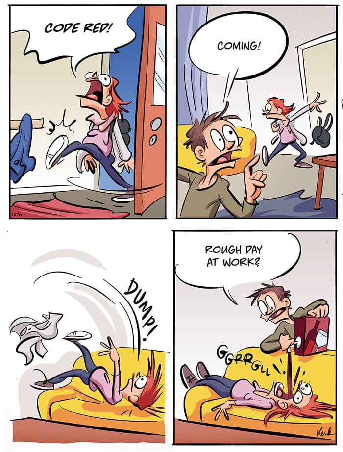 17-83 20 Hilarious Comics Showcasing the Chaotic Adventures of Two Best Friends by Kenneth Larsen