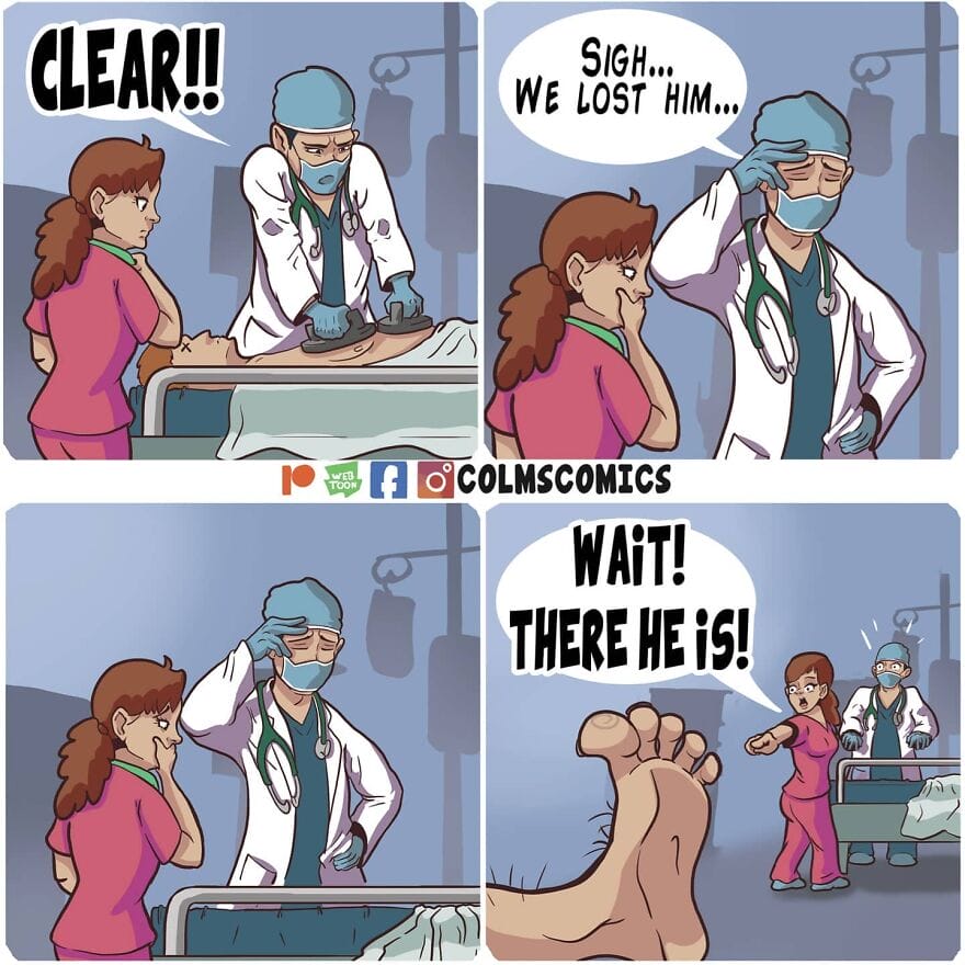18-22 15 Colms Comics Injects Humor into Ordinary Situations by Creating Clever Visual Puns