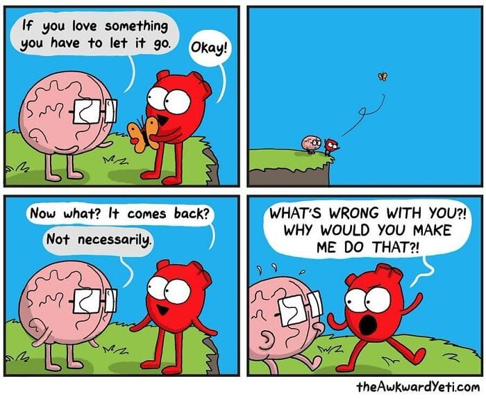 18-30 Heart and brain 20 Best the awkward yeti comics