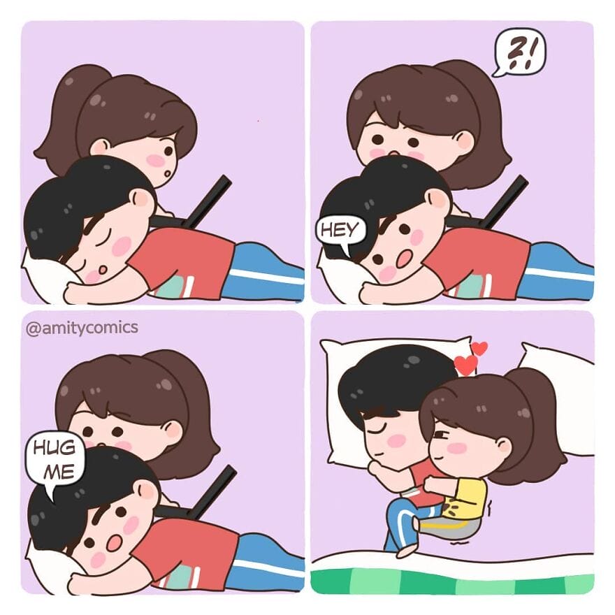 18-61 20 Amity Comics: A Couple Navigates the Everyday Challenges of Being in a Relationship