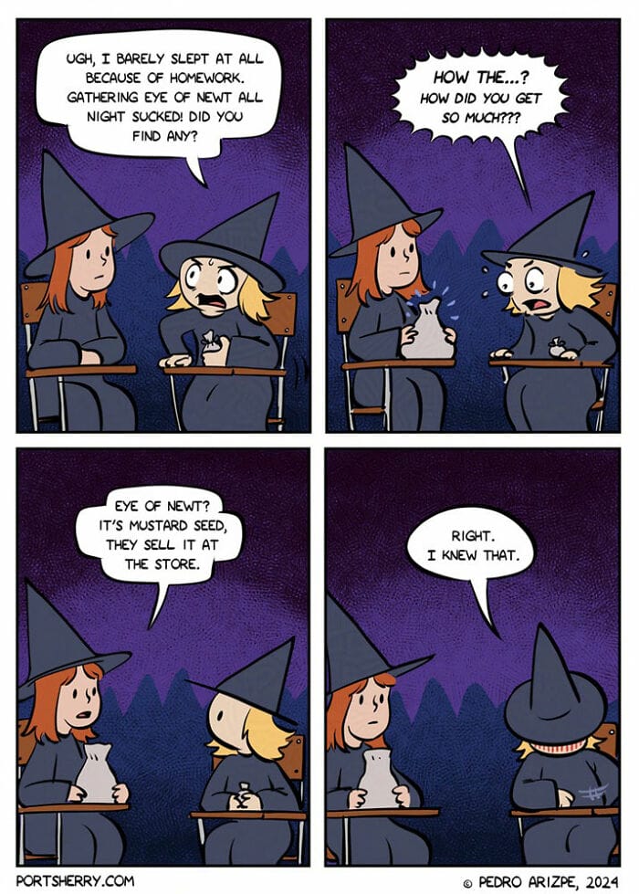 19-104 20 Witty 'Port Sherry' Comics That Mix Daily Life with Unexpected Twists (New Pics)