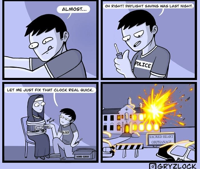 19-107 20 Hilariously Strange Comics with a Dark Twist, By Gryzlock (New Pics)