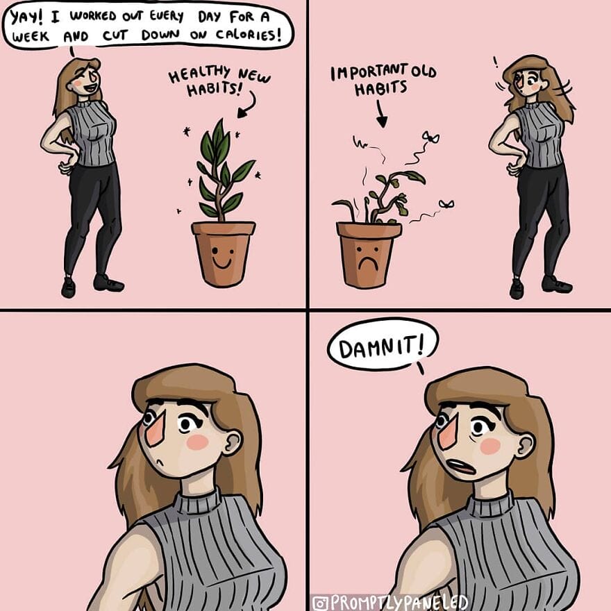 19-25 17+ Promptly Paneled Comics Show Everyday Life Problems and Experiences Faced by Women