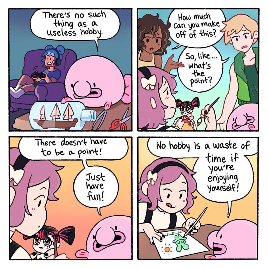 19-58 20 Blobby and Friends comics Important Social Issues about Body Positivity and Mental Health
