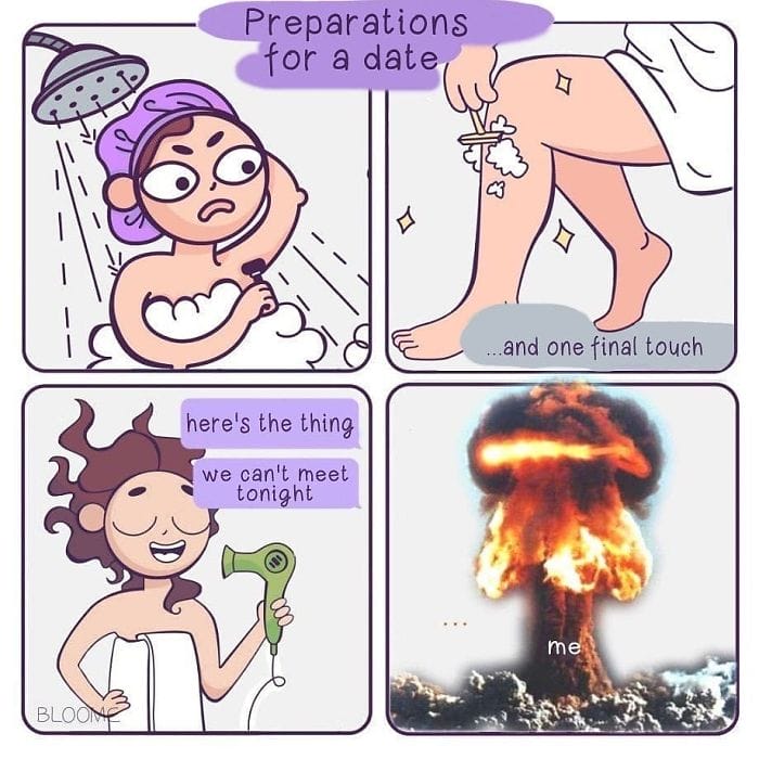 19-74 20 Comics by a Ukrainian Artist Depicting the Ups and Downs of a Young Woman’s Everyday Life