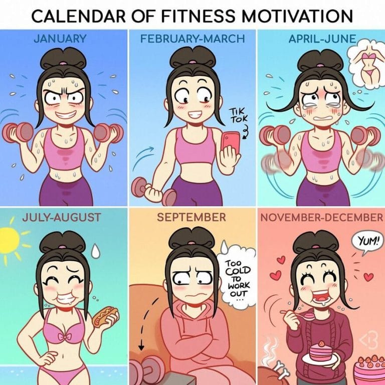 2-71 The Blogi Comics: Perfectly Captures Fitness and Everyday Situations (15 comics)