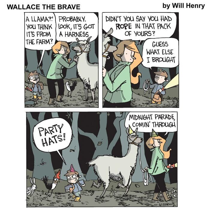 2-95 20 Hilarious 'Wallace the Brave' Comics That'll Make Your Day Better