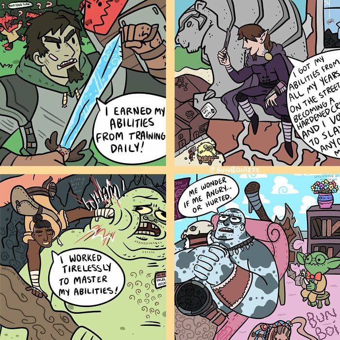 20-12 10+ Times Artist Jakey Boi Arts Creates Random Comics About Dungeons