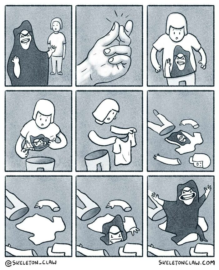 20-44 16+ Hilarious Comics Full of Unexpected Twists By The "Skeleton Claw"