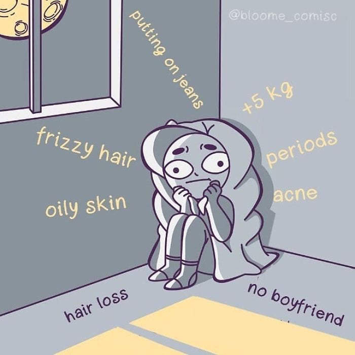 20-76 20 Comics by a Ukrainian Artist Depicting the Ups and Downs of a Young Woman’s Everyday Life