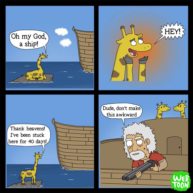 20-80 20 Long Comic Strips That Humorously Portray the Relationship Between God and Humanity