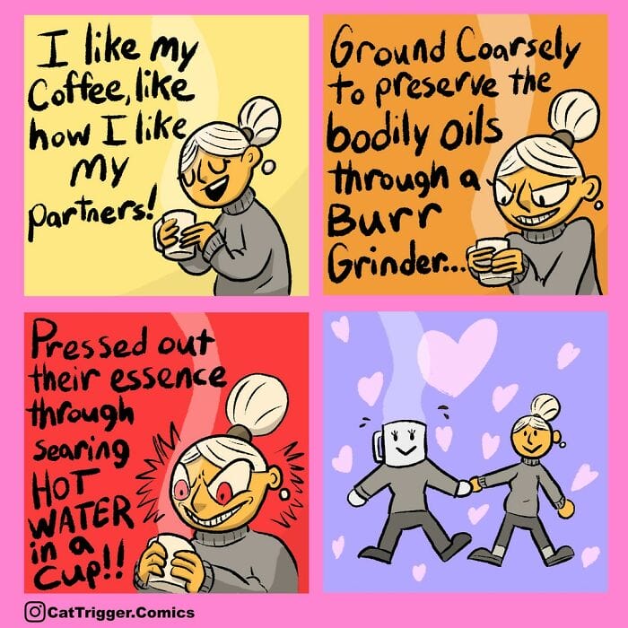 20-90 23 Sharp and Hilarious 'Cat Trigger' Comics with Surprising Endings by This Artist