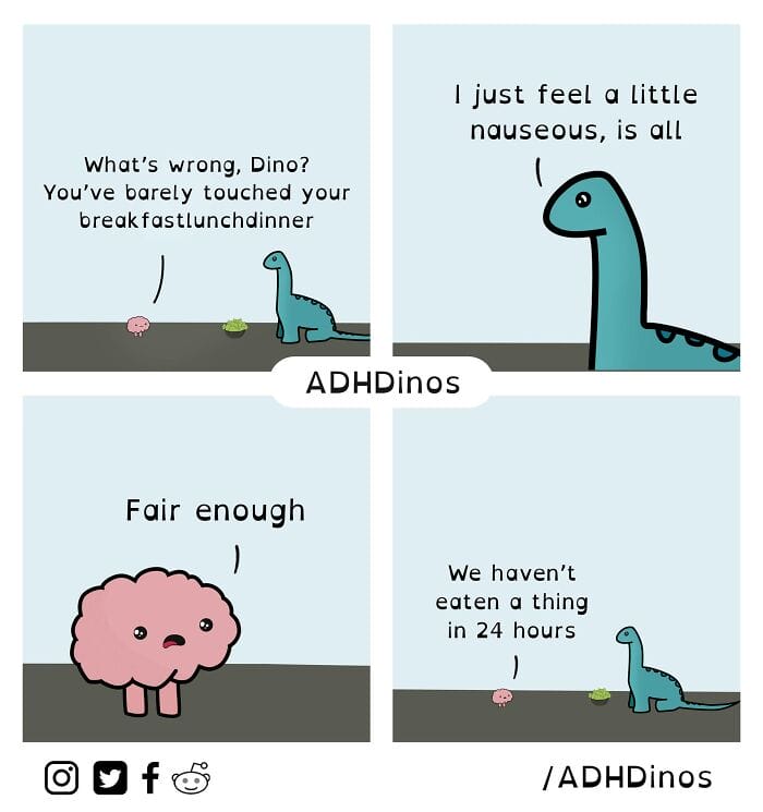 3-101 20 Funny Comics That Highlight the Everyday Struggles of Living with ADHD (New Pics)