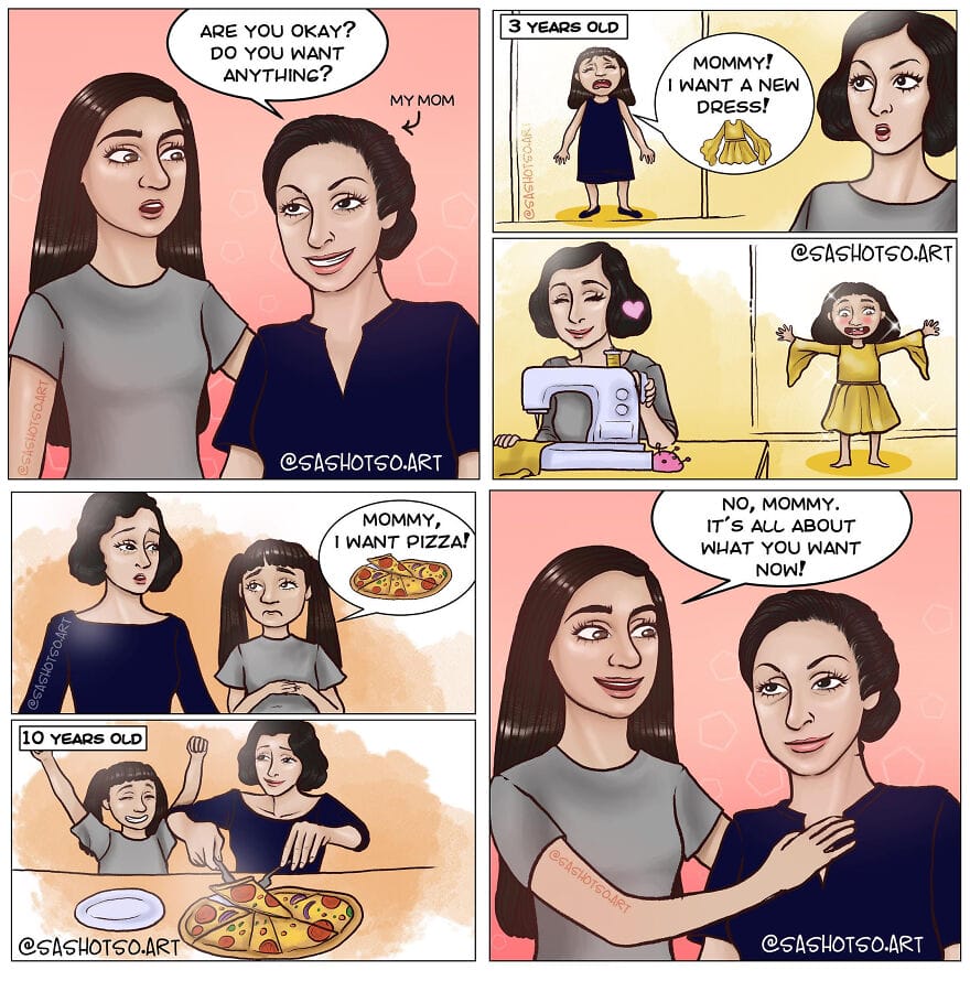 3-22 10+ Sashotso Art Funny Comics about Everyday Life and Relationships