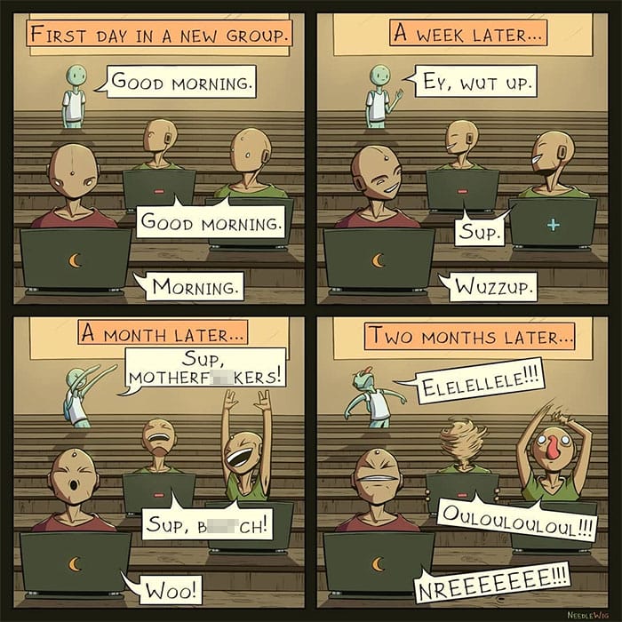 3-35 This Artist’s 25 Dark Comics illustrate Situations Happened with a Person in Real Life