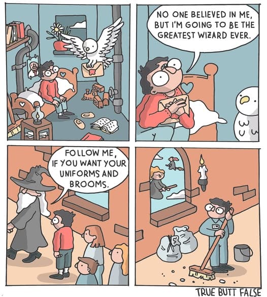 3-55 17+ Quirky and Funny Comics by the "True Butt False"