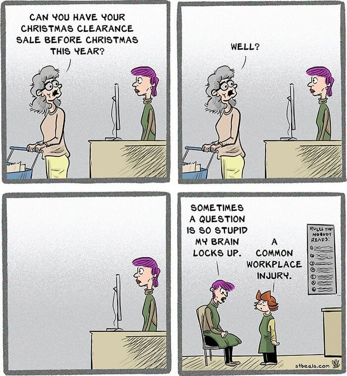 3-77 20 Hilarious Comics by Stephen Beals That Perfectly Illustrate the Daily Life of a Retail Worker