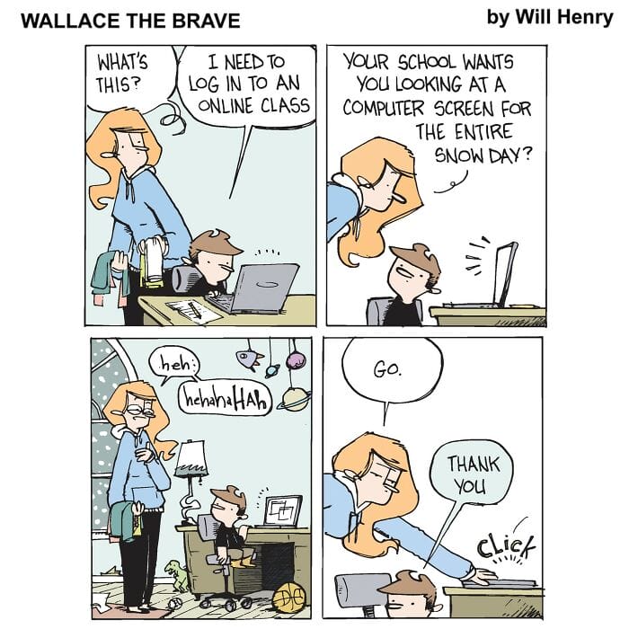 3-93 20 Hilarious 'Wallace the Brave' Comics That'll Make Your Day Better