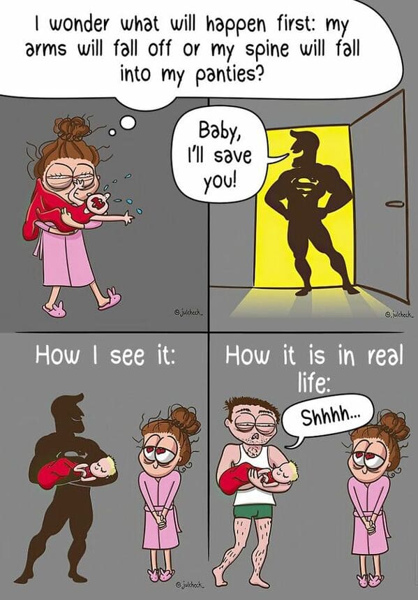 3 15 Yulia Wholesome Comics How Everyday's Life Goes Being a Mom is Shown