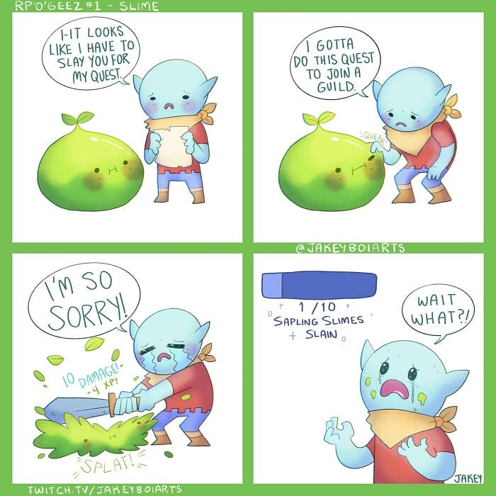 4-13 10+ Times Artist Jakey Boi Arts Creates Random Comics About Dungeons
