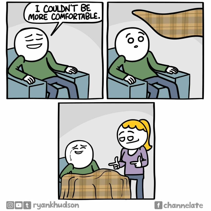 4-2 14+ Times Ryan Hudson comics Turns Everyday Moments  into Humorous Illustrations