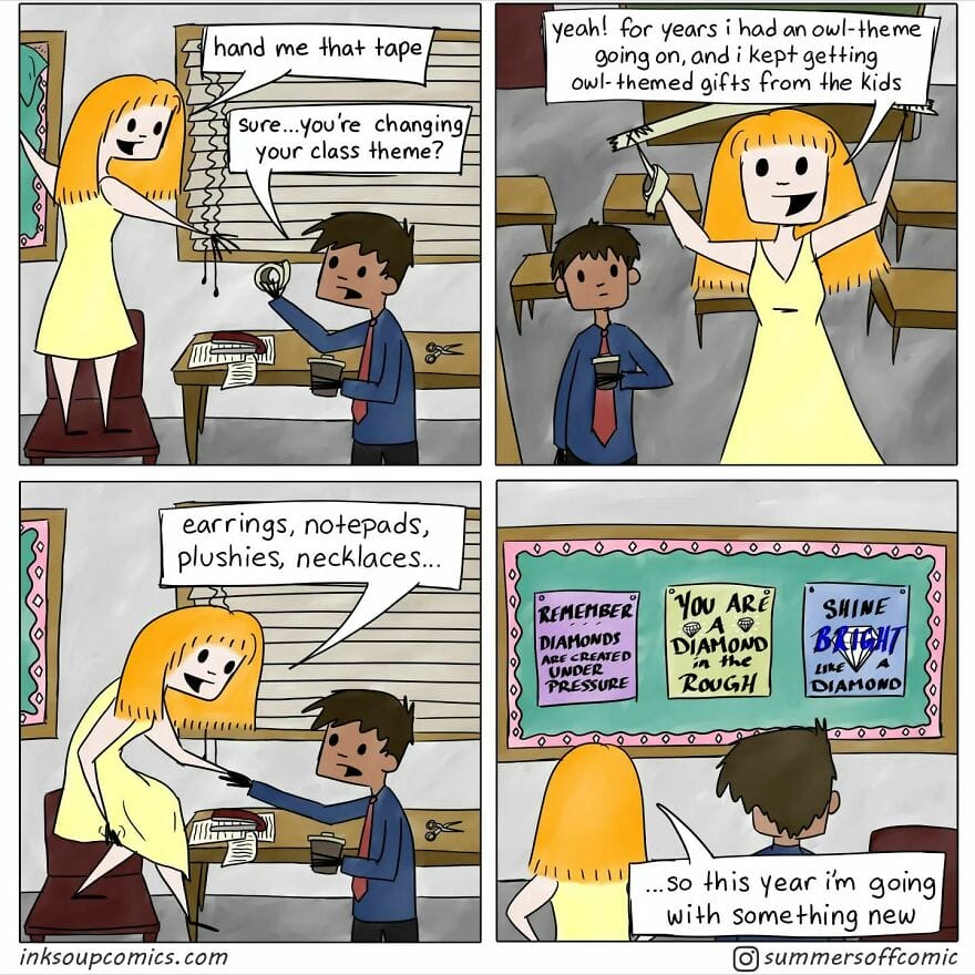 4-53 10+ Times This Artist Shows Struggles Faced by Teacher in Teaching Chidrens Through her Comics