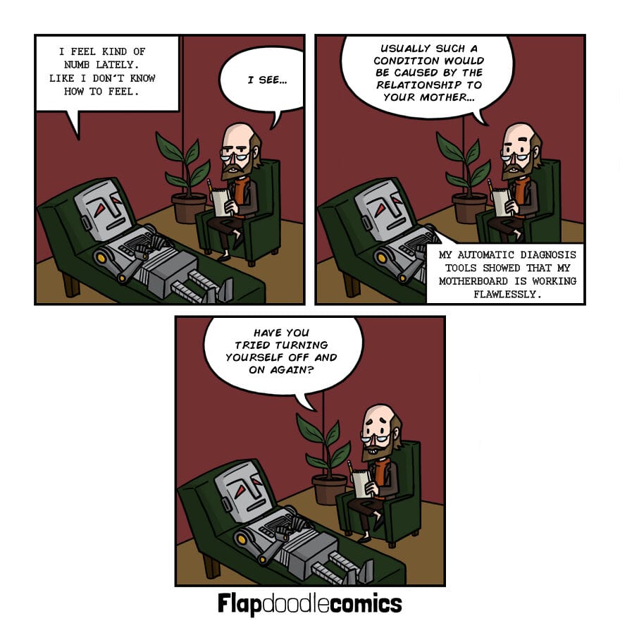 4-57 20 Flap Doodle Comics Dark and Silly Situations Through his Comics