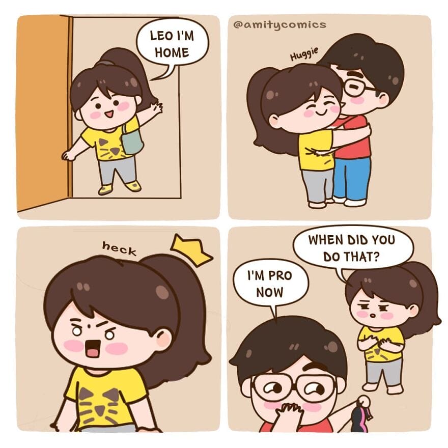 4-62 20 Amity Comics: A Couple Navigates the Everyday Challenges of Being in a Relationship