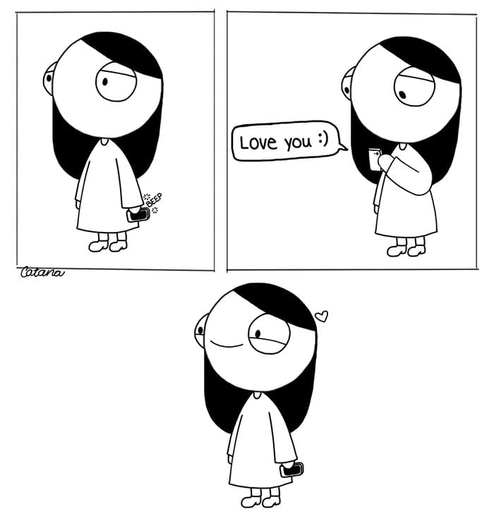4-65 Girlfriend Depicts: her Life with her Boyfriend Through 19 Brand-New Comics