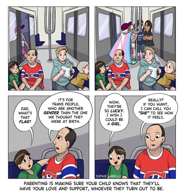 4-84 20 Illustrations by This Artist Depicting Her Experiences as a Transgender Child