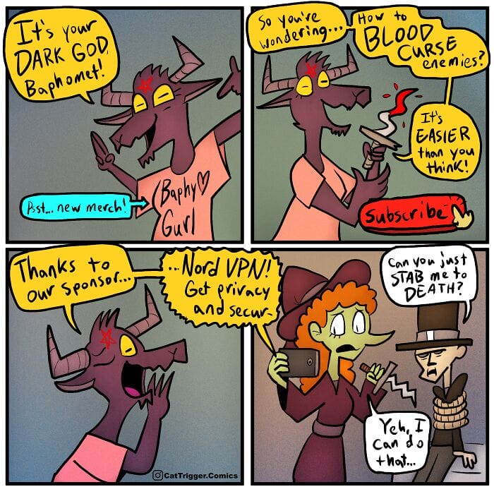 4-91 23 Sharp and Hilarious 'Cat Trigger' Comics with Surprising Endings by This Artist