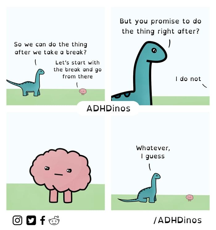 5-102 20 Funny Comics That Highlight the Everyday Struggles of Living with ADHD (New Pics)