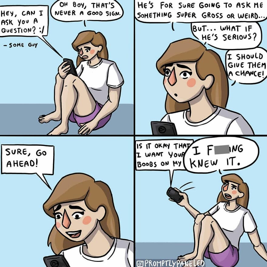 5-26 17+ Promptly Paneled Comics Show Everyday Life Problems and Experiences Faced by Women