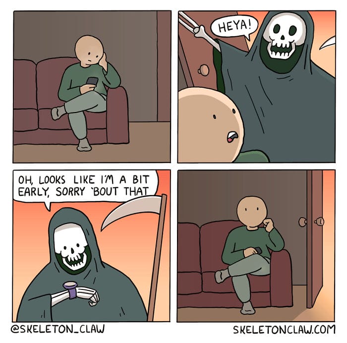 5-45 16+ Hilarious Comics Full of Unexpected Twists By The "Skeleton Claw"