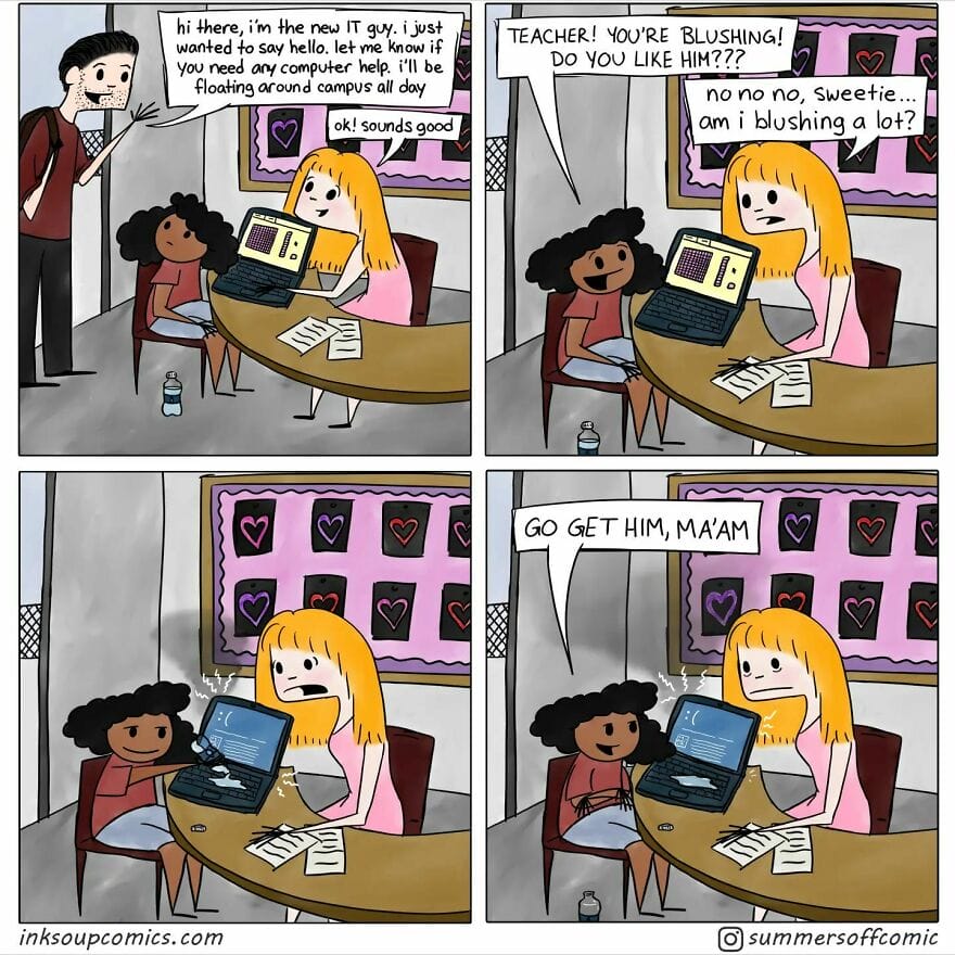 5-54 10+ Times This Artist Shows Struggles Faced by Teacher in Teaching Chidrens Through her Comics