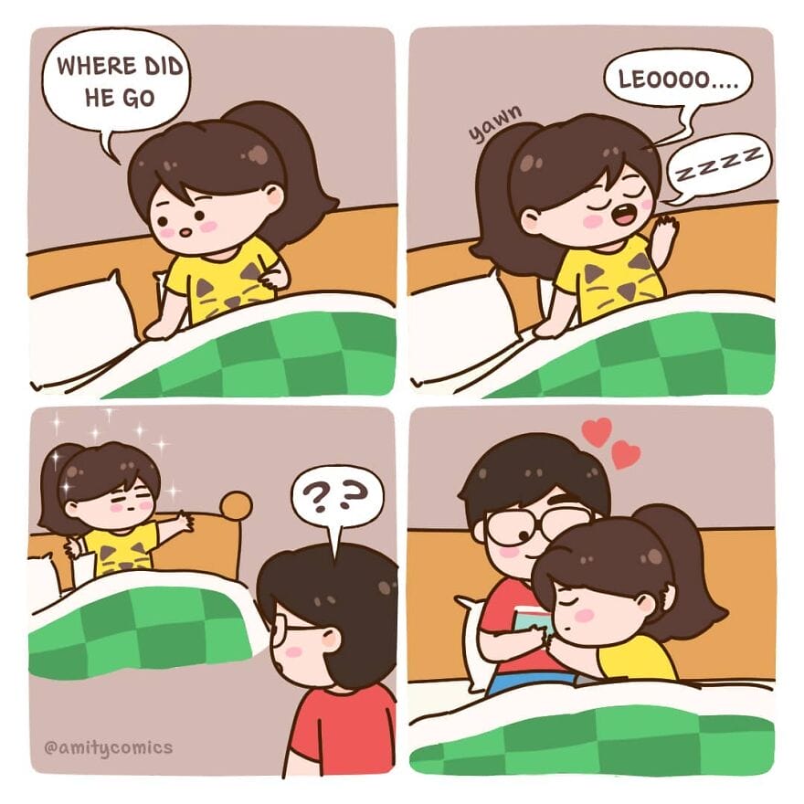 5-63 20 Amity Comics: A Couple Navigates the Everyday Challenges of Being in a Relationship