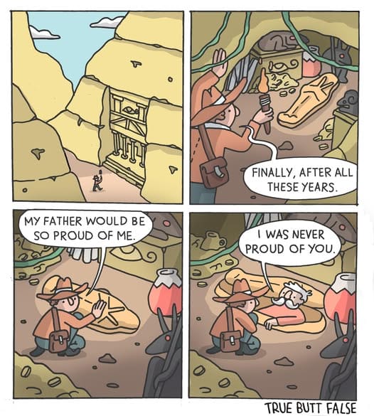 6-57 17+ Quirky and Funny Comics by the "True Butt False"