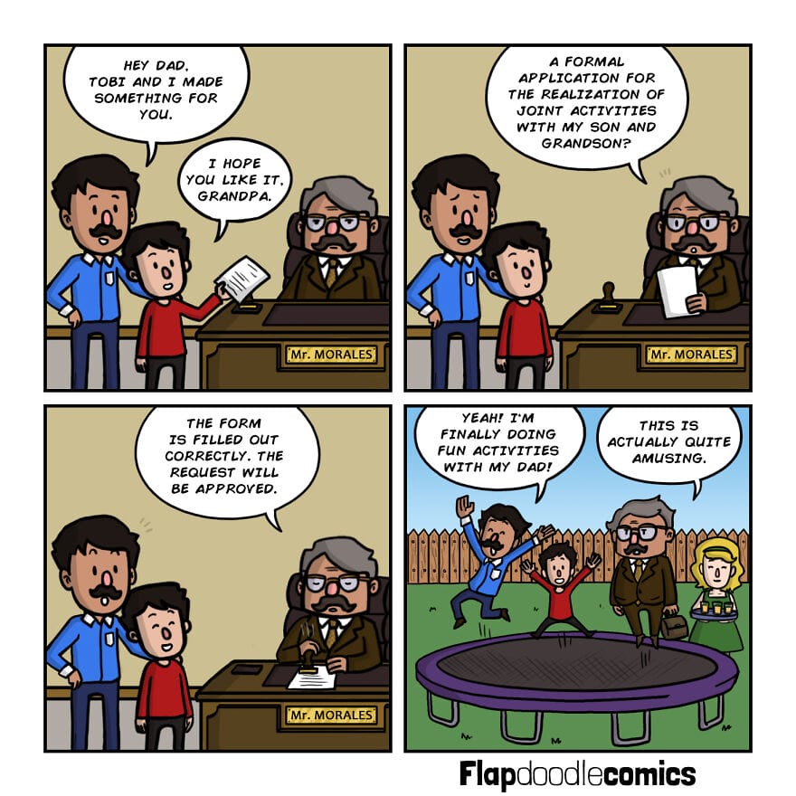 6-59 20 Flap Doodle Comics Dark and Silly Situations Through his Comics