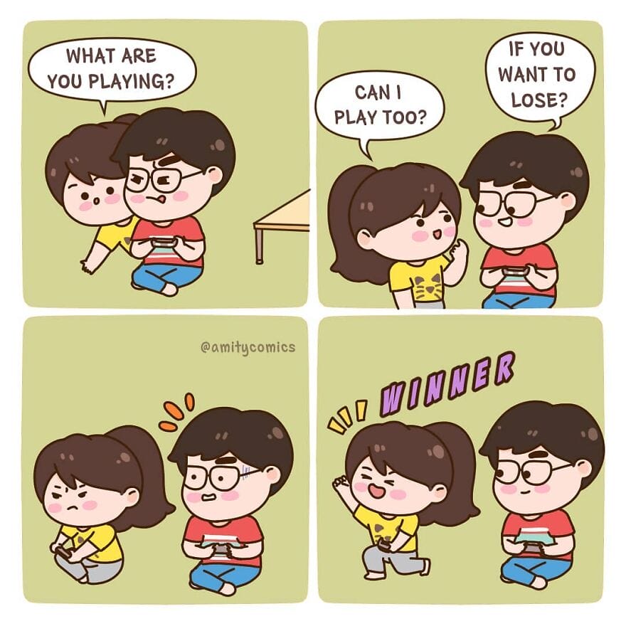 6-64 20 Amity Comics: A Couple Navigates the Everyday Challenges of Being in a Relationship