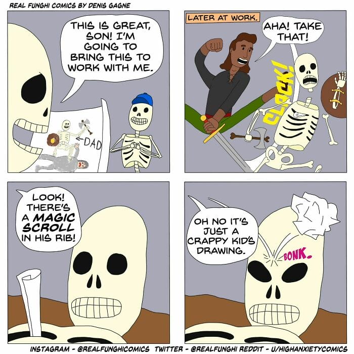6-83 20 Humorous and Surreal Comics by Cartoonist Denis