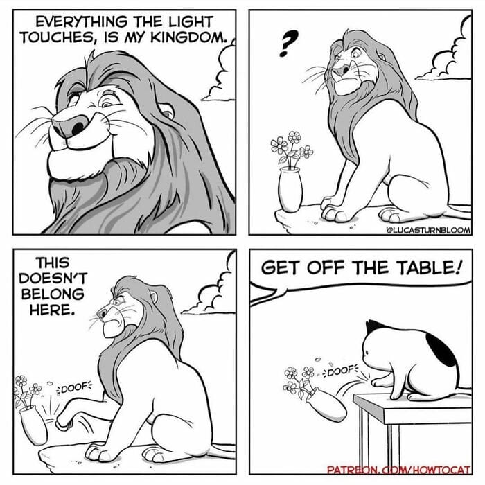 6-91 20 New Comics by Lucas Turnbloom That Hilariously Capture Relatable Cat Behaviors