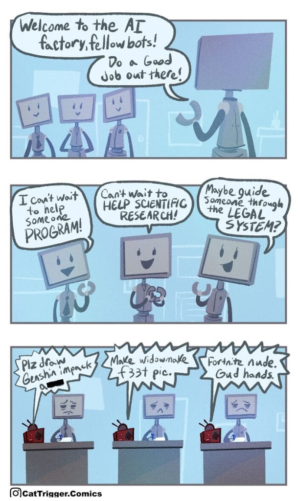 6-93-609x1024 23 Sharp and Hilarious 'Cat Trigger' Comics with Surprising Endings by This Artist