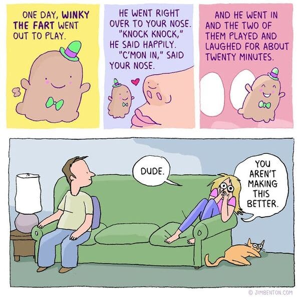 7-20 Cartoonist Jim Benton Makes 20 Cynical Comics Full of Humorous Twists