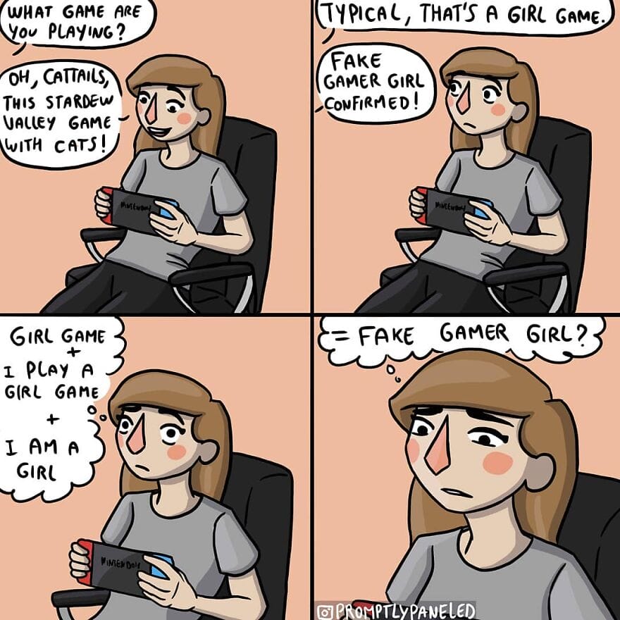 7-26 17+ Promptly Paneled Comics Show Everyday Life Problems and Experiences Faced by Women
