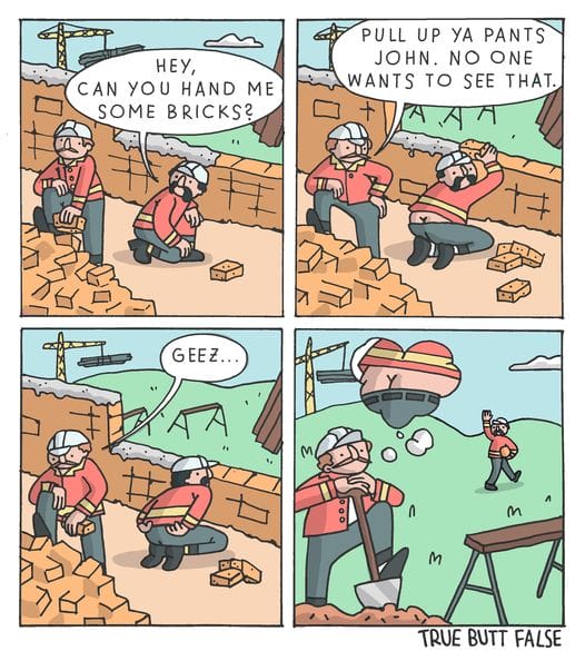 7-3 17+ Quirky and Funny Comics by the "True Butt False"
