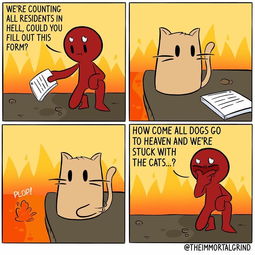 7-52 30 Times This Artist Creates Quirky Comics About The Death And The Life After Death