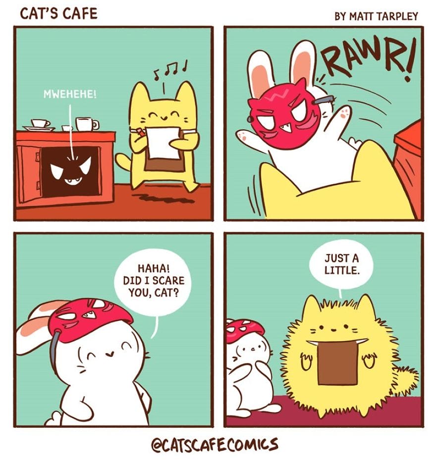 7-56 15+ Wholesome Comics by "Cat's Cafe Comics" that will surely bring smile on your face